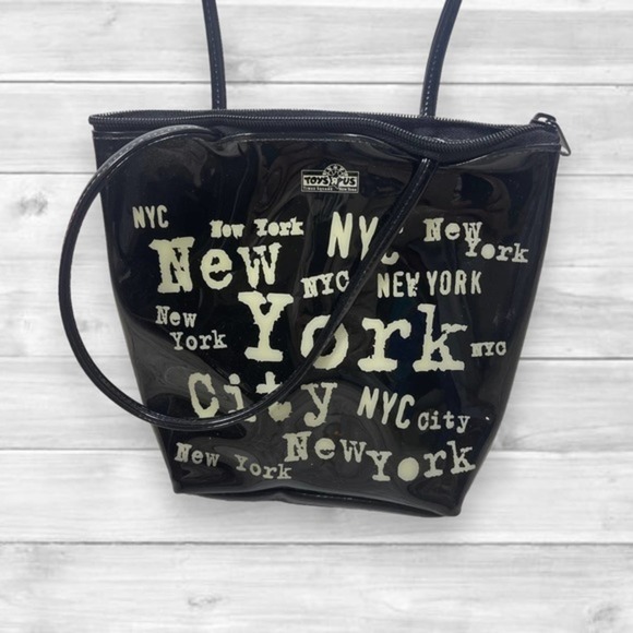 RARE Toys r'‎ Us New York Time Square 100% PVC Tote Bag 2001 - Picture 2 of 6